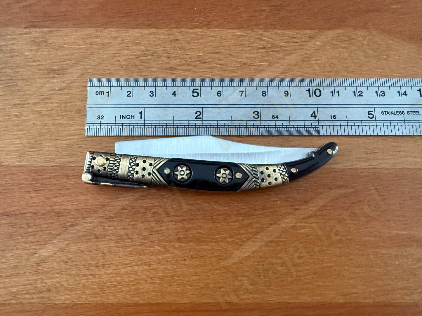 3.5” Albacete Navaja Joker Arabian Knife Zamak Handle Handmade Slipjoint Spain