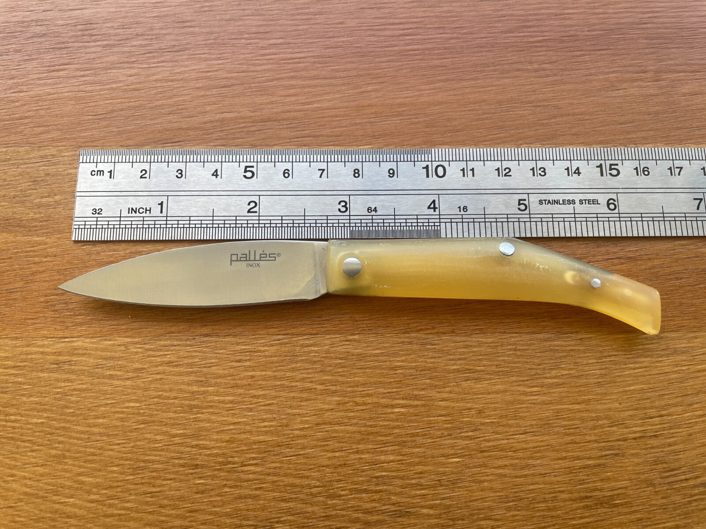 2.75" Pallés Inox Navaja Pocket Knife Stainless Steel Blade ABS Handle