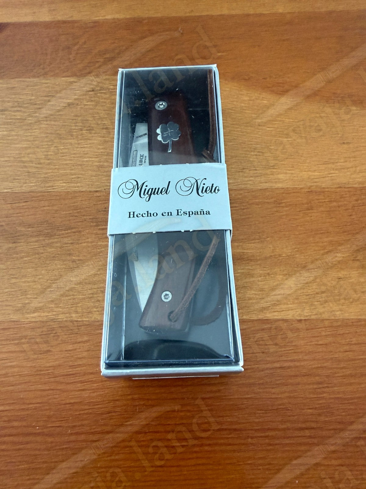 Miguel Nieto🍀LUCK Spanish Folding Knife Böhler N690Co Steel Walnut Wood Handle