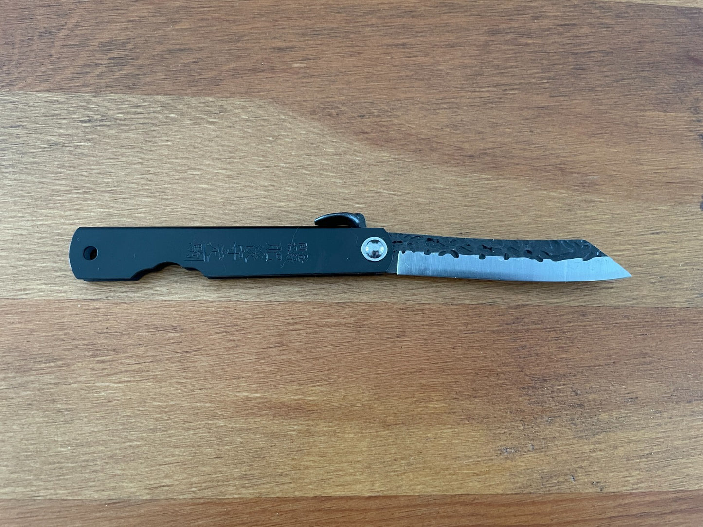 2.8" Navaja Higonokami Pocket Knife Tanto Blade 420 Steel with Sheath
