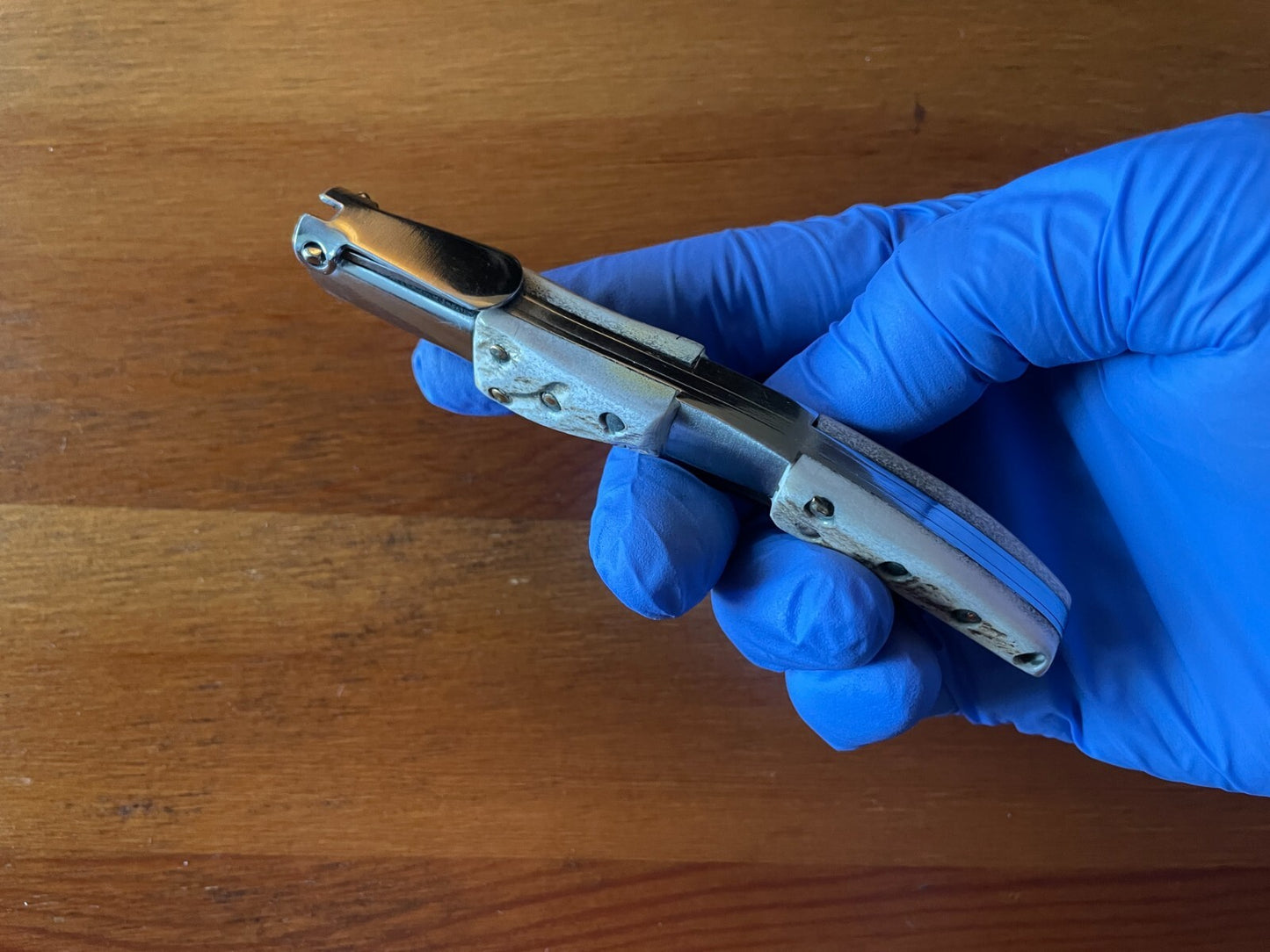 4" Arabian Folding Pocket Knife Deer Antler Scales Handmade in Spain