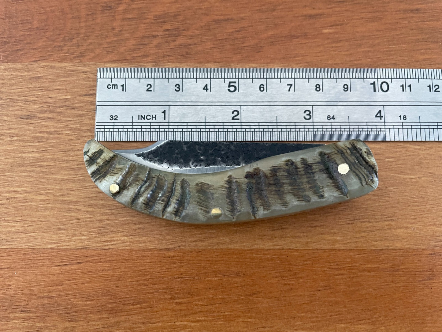 2.5" Tramuntana Navaja Folding Pocket Knife 440 Steel Ram's Horn Handle Spain