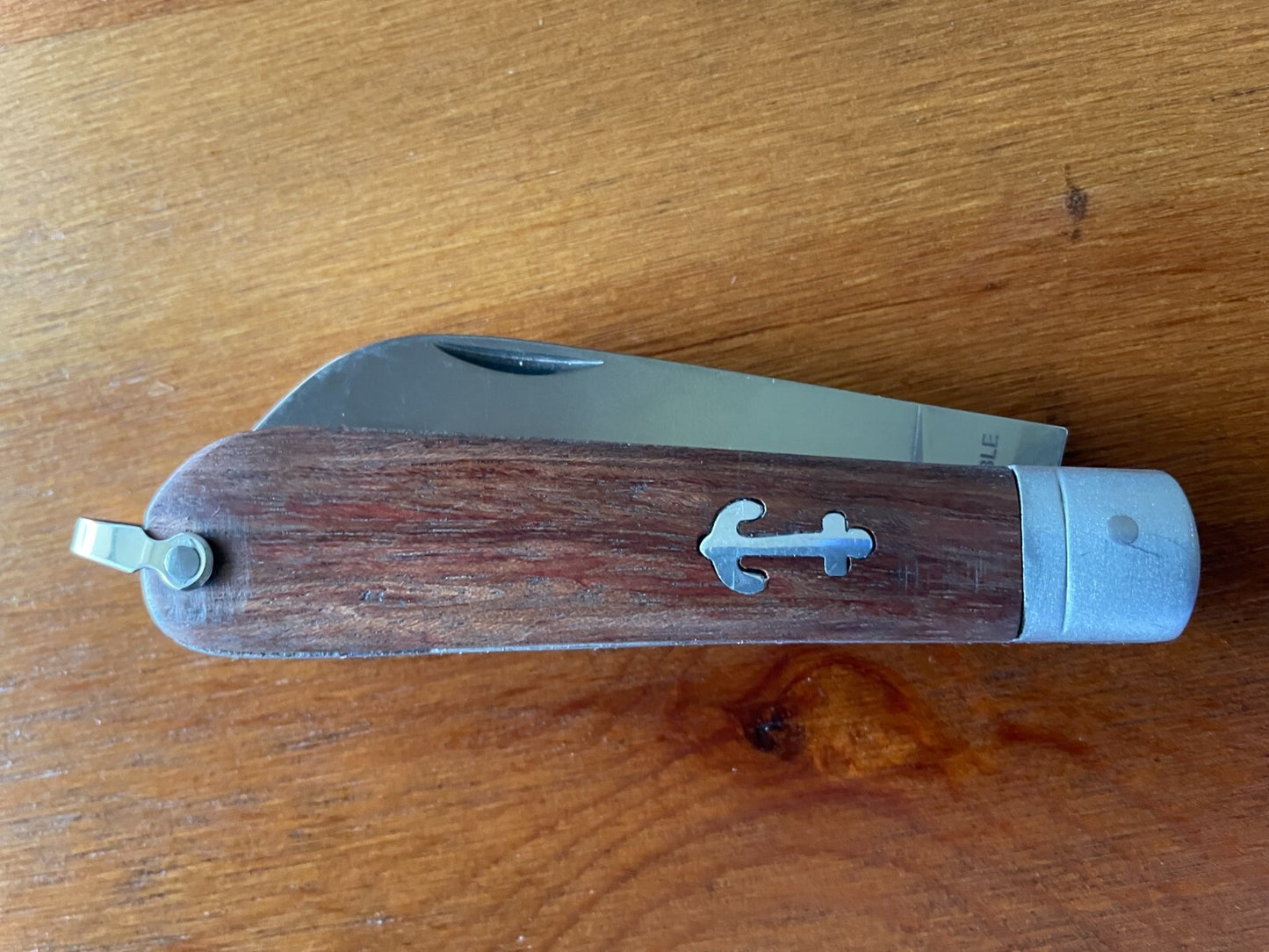 3.14" Sailor Pocket Knife Parrot Tip Wood Handle Ships from USA Made in Spain