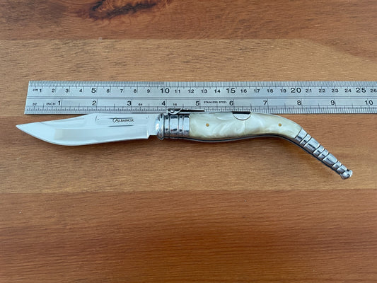 3.75" Navaja Sevillana Bandolera Nacre Imitation Handle from Spain - US Seller