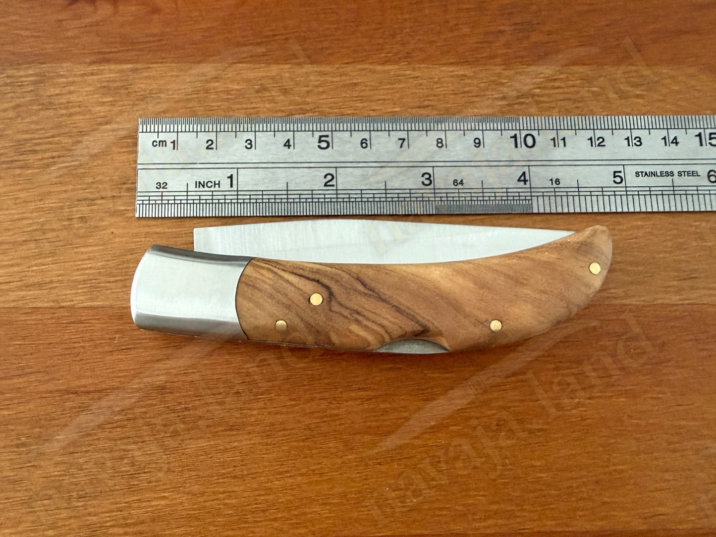 3.74” Joker Pointer Camping Folding Knife (Olive Wood Handle) From Spain