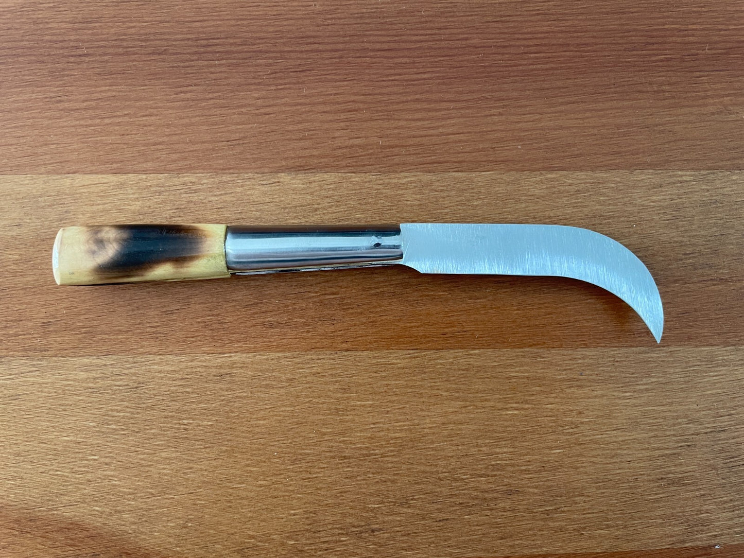 2.9" FL Taramundi Artisan Pocket Knife Navaja Hawkbill Tranchete Boxwood