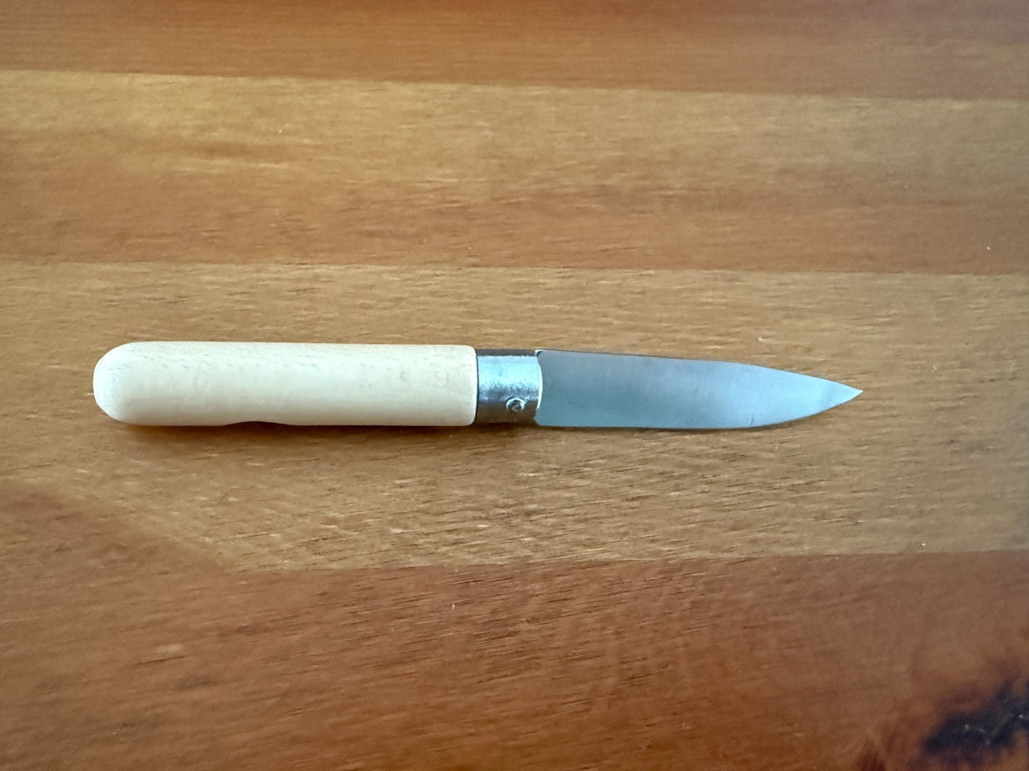 2.76" Stainless Steel Blade Pocket Knife Martins Penknife Beech Wood Handle