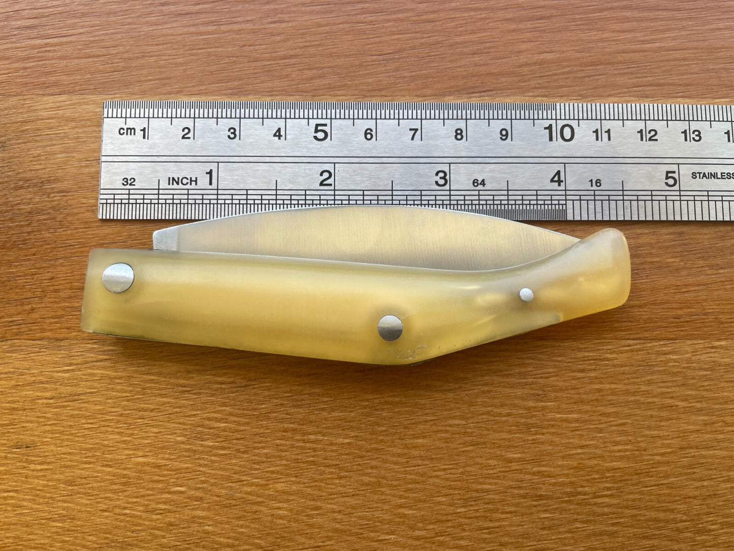 3.54" Pallés Inox Navaja Pocket Knife Stainless Steel Blade ABS Handle Slipjoint