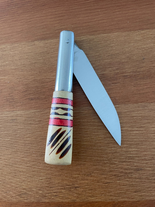 2.8" 420 Steel FL Taramundi Handmade Pocket Knife Spanish Navaja Boxwood Handle