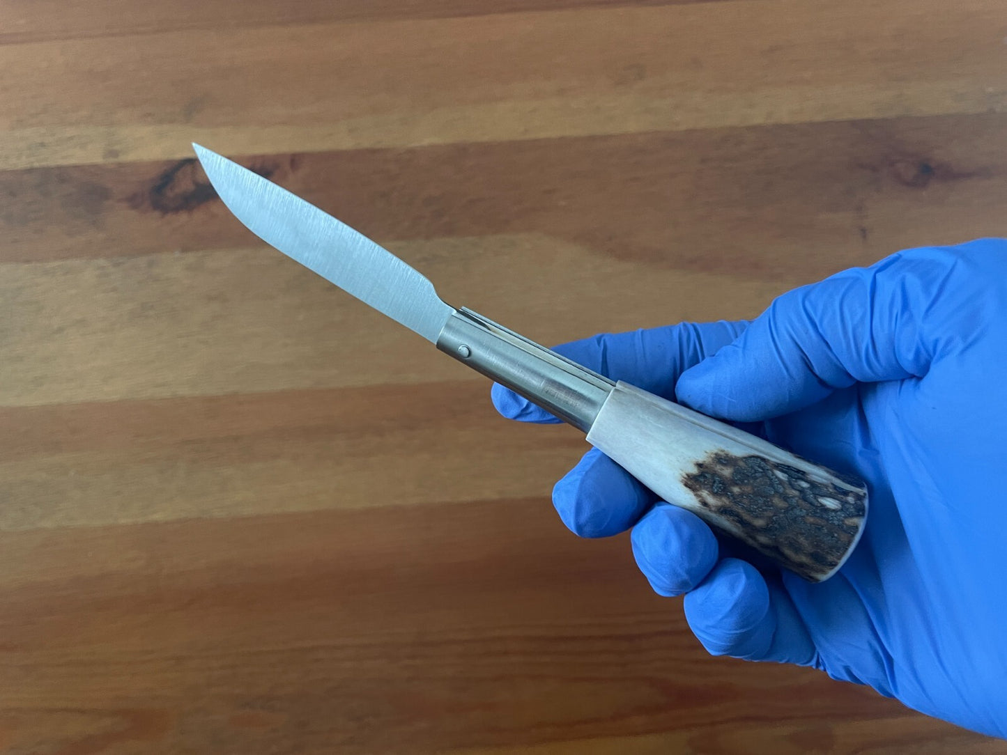 3.14" FV Taramundi Navaja Pocket Knife From Asturias Spain Deer Antler Handle
