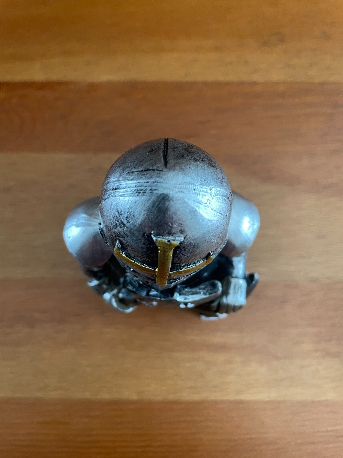 Decorative / Collectible Small Resin Figurine Templar Knight with Axe