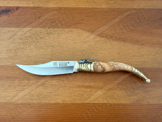 3.5” Classic Spanish Navaja Sevillana Knife Olive Wood Handle Handmade in Spain