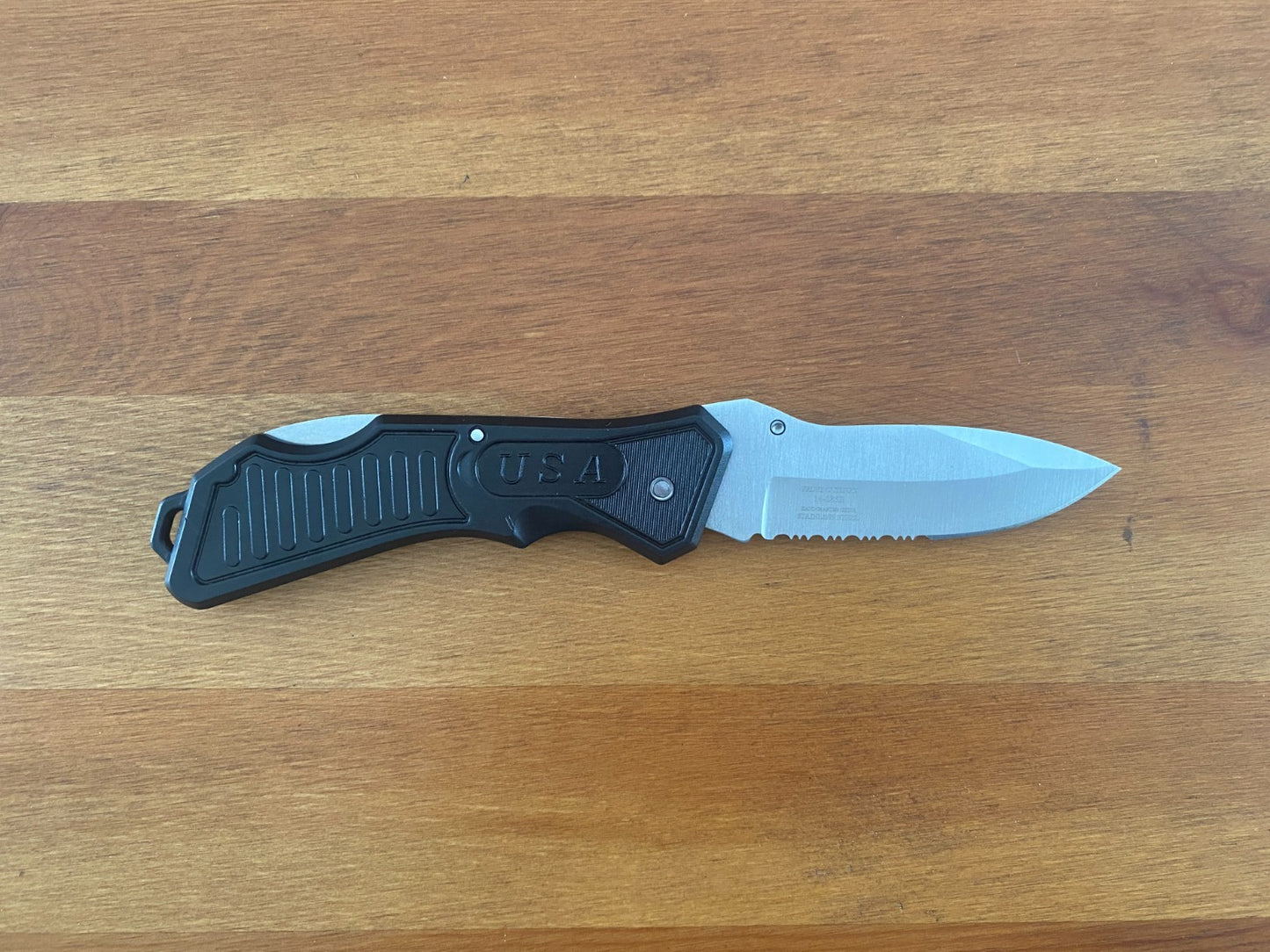 3.5" Blade Frost Cutlery Black Buckshot Tactical Folding Knife mfg 18-285B