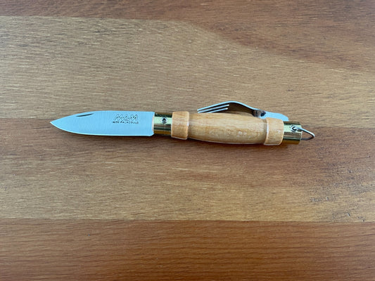 2.16" Portuguese Navaja MAM with Fork Inox-Palacoulo Wood Handle - USA Seller