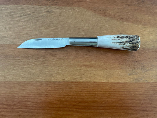 3.14" FV Taramundi Navaja Pocket Knife From Asturias Spain Deer Antler Handle