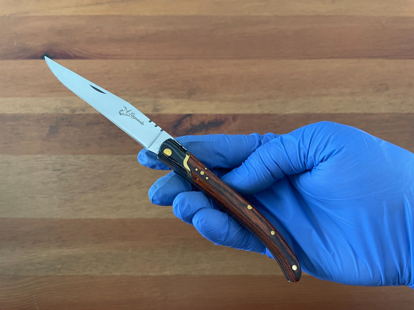 3.54” Navaja Laguiole Folding Pocket Knife Red Stamina/Mikarta Handle Slipjoint
