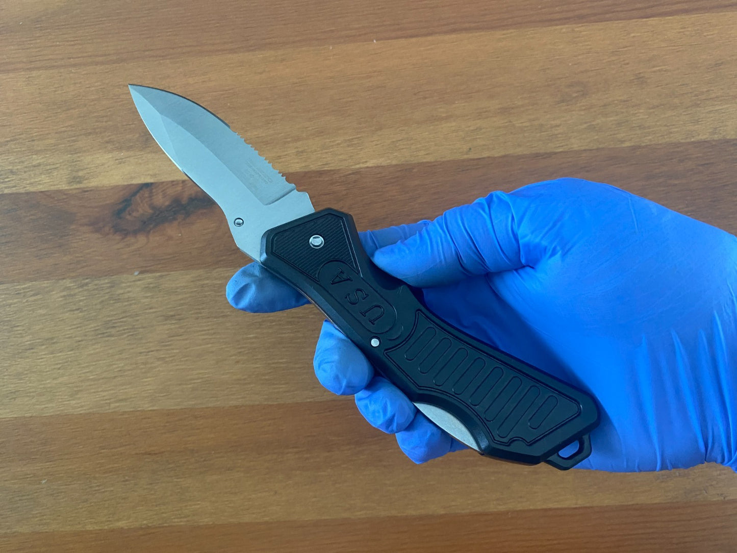 3.5" Blade Frost Cutlery Black Buckshot Tactical Folding Knife mfg 18-285B