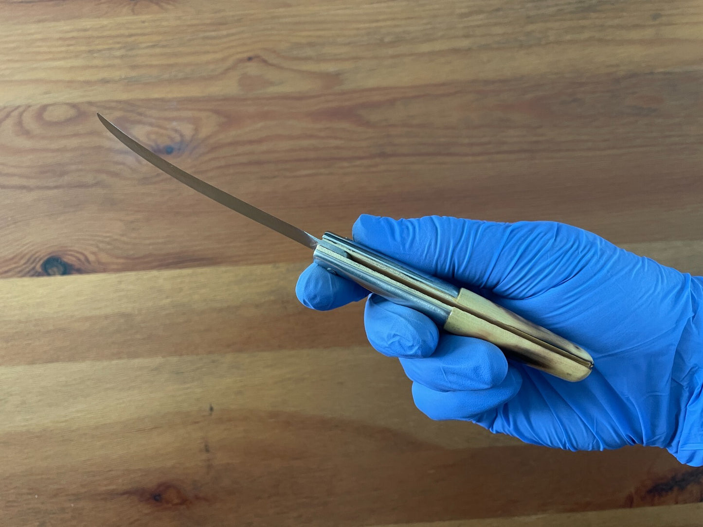 2.9" FL Taramundi Artisan Pocket Knife Navaja Hawkbill Tranchete Boxwood