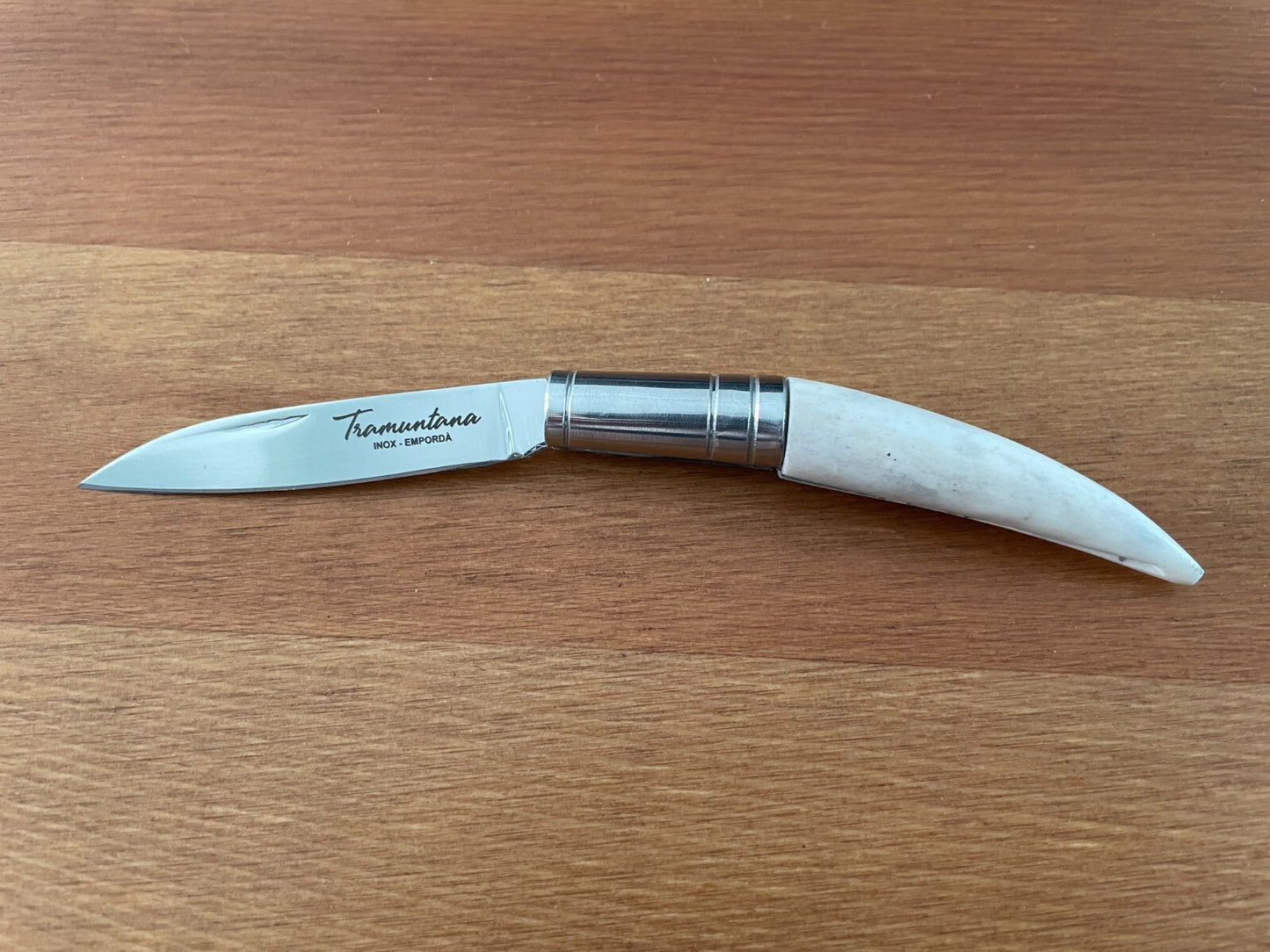 2.55" 420 Steel Navaja Gallega Tramuntana Knives Polished Staghorn Handle