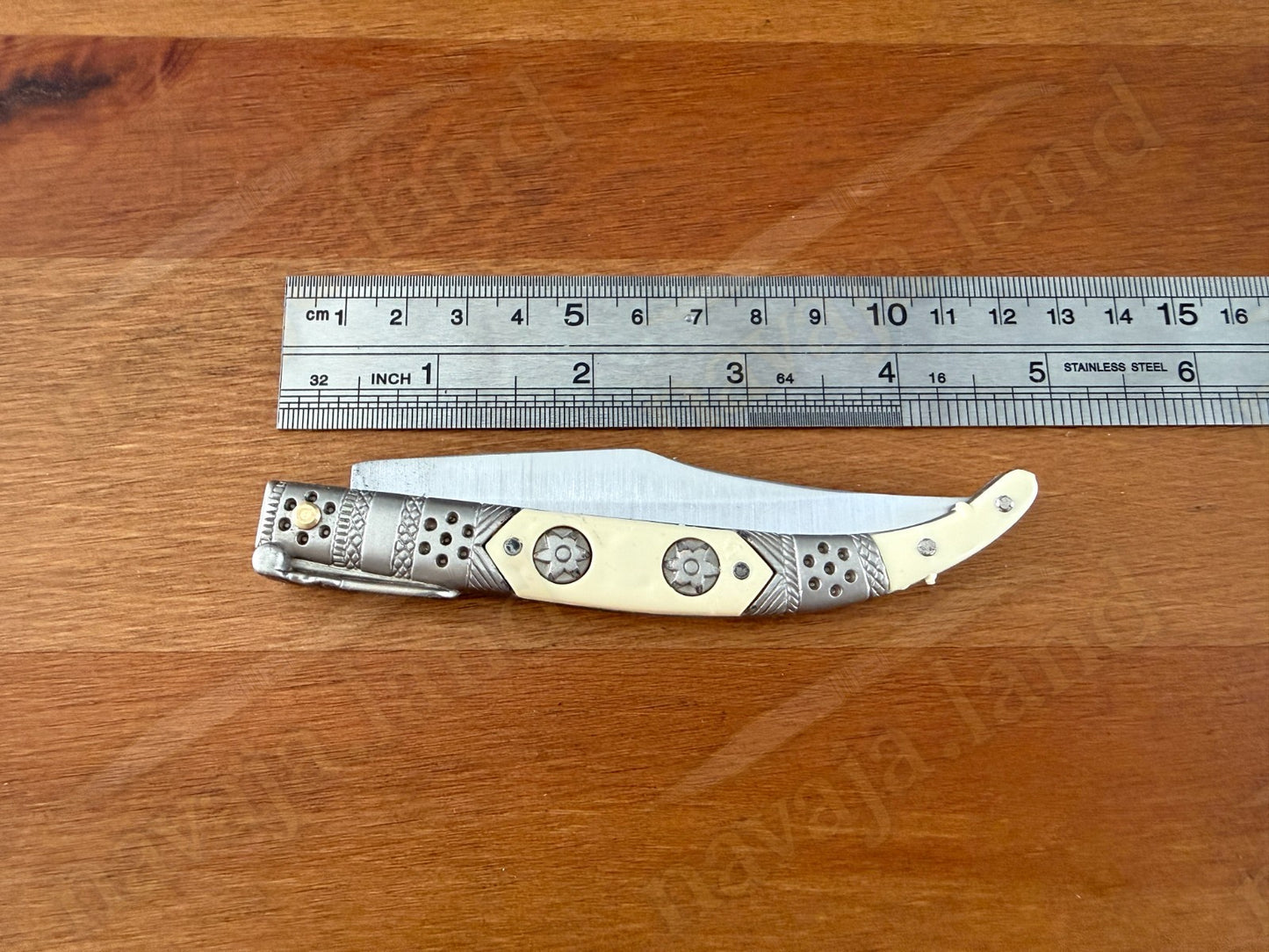 Spanish Navaja Joker Arabian Style 3.9" 420 Steel Zamak Handle Handmade in Spain