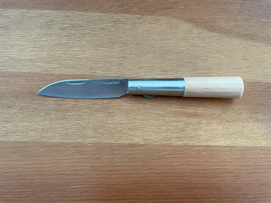 2.75” CQ Taramundi Pocket Knife Beech Wood Handle Handcrafted in Asturias Spain