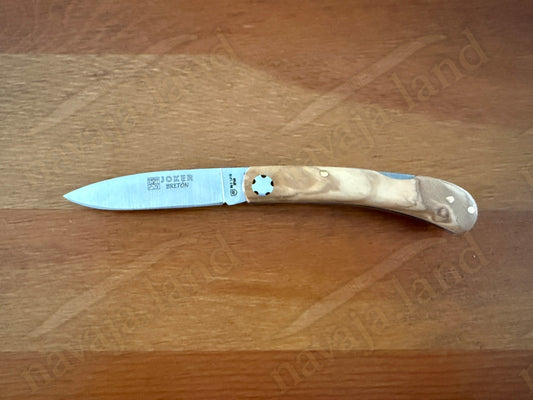 2.95” Joker Bretón Camping Folding Knife (Olive Wood Handle) Handmade in Spain