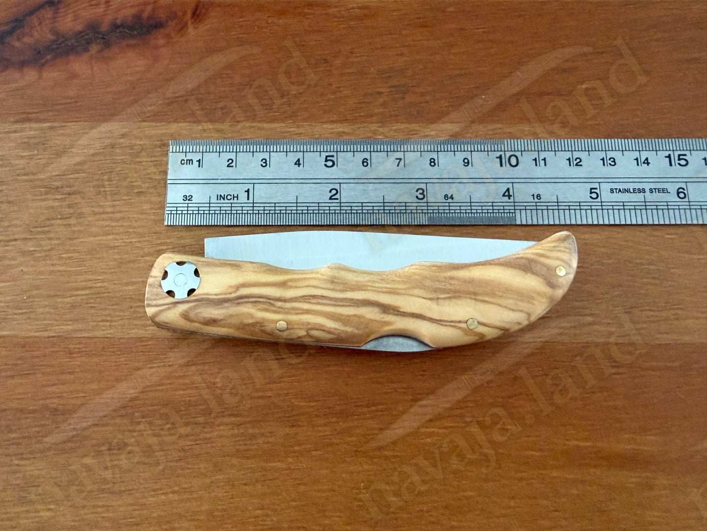 3.74” Joker Pointer Folding Pocket Knife (Olive Wood Handle) From Spain