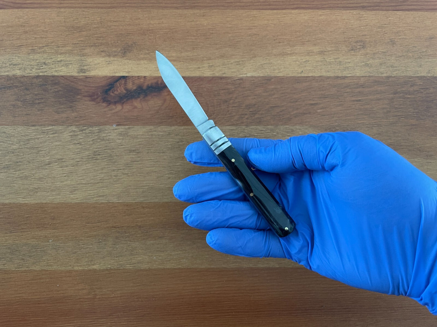 2.8" Made in Spain Navaja Albacete Classic Pocket Knife Black Celluloid Handle