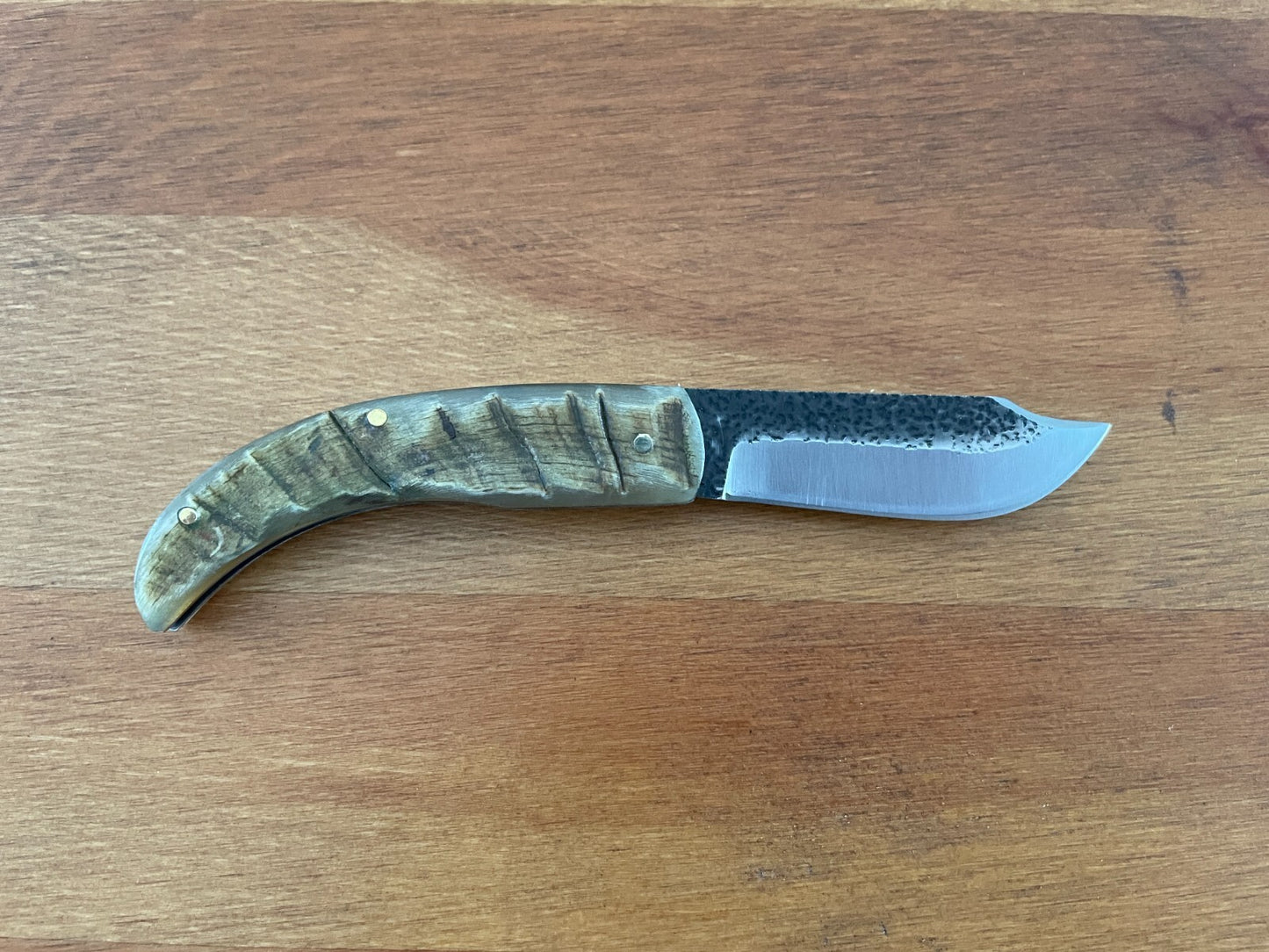 2.5" Tramuntana Navaja Folding Pocket Knife 440 Steel Ram's Horn Handle Spain