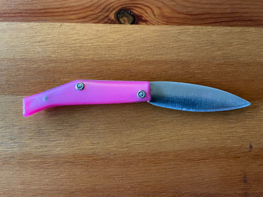 Pallares Solsona Pocket Knife Cabon Steel 2.76" / 7 cm Fuchsia from Spain New