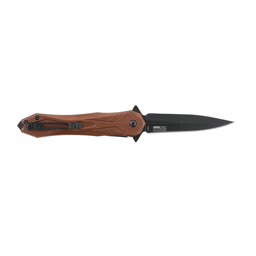 Tac-Force Spring Assisted Knife 3.66" 3Cr13 Spear Point Blade Glass Breaker
