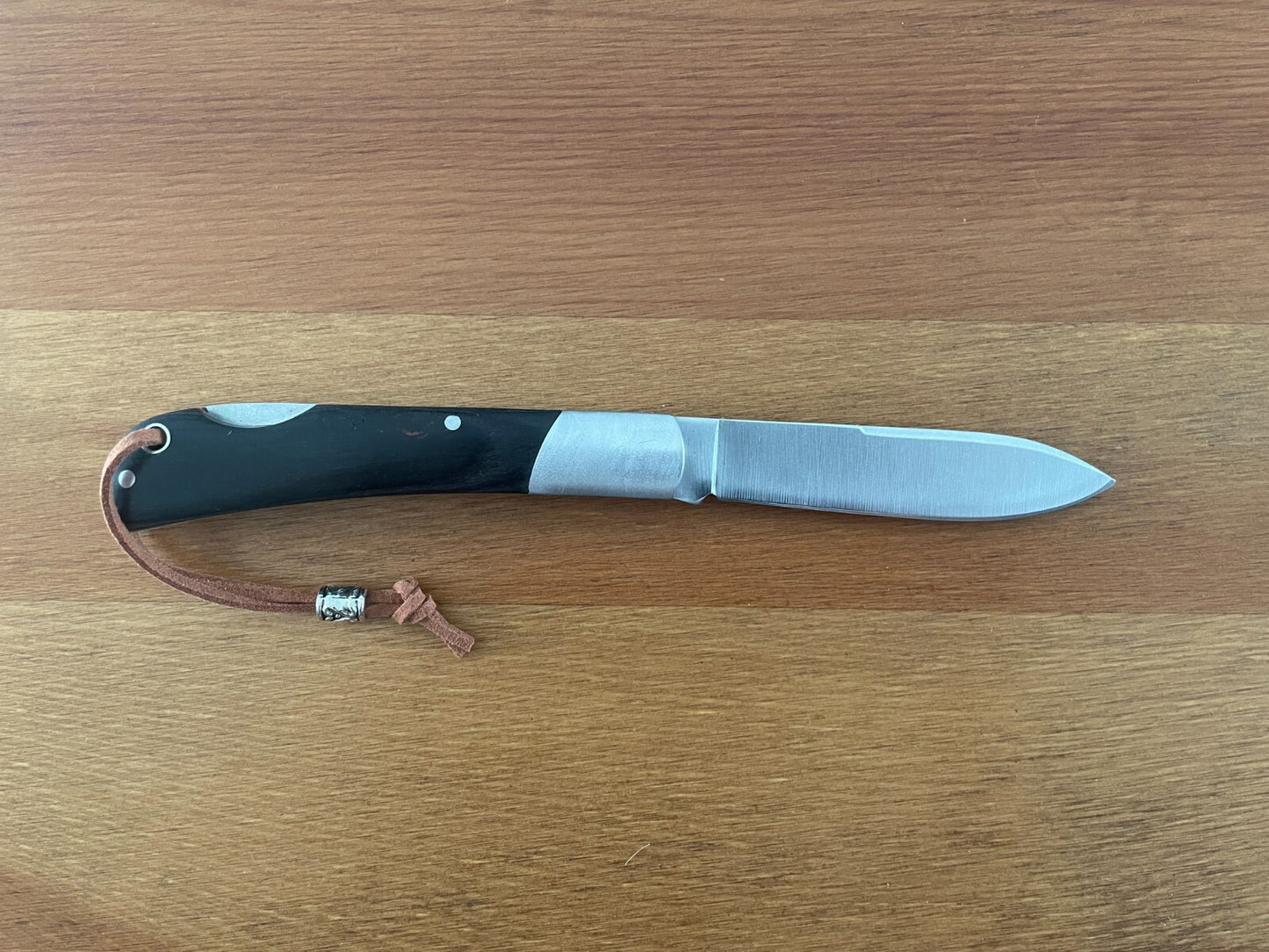 3.15" Steel Navaja Pocket Knife Sailor / Marinera Black Stamina Wood Handle