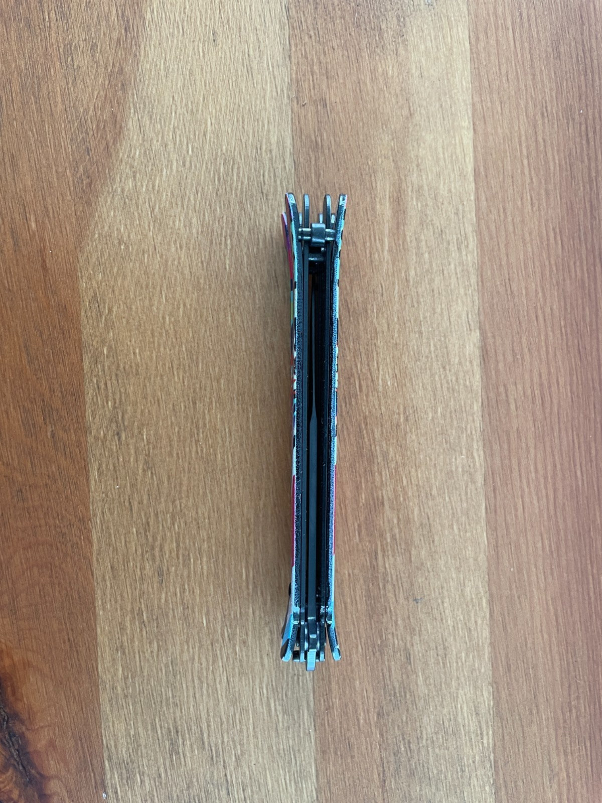 3.6" 420 Steel Black Finish Folding Pocket Knife Skull Handle 3D Printed