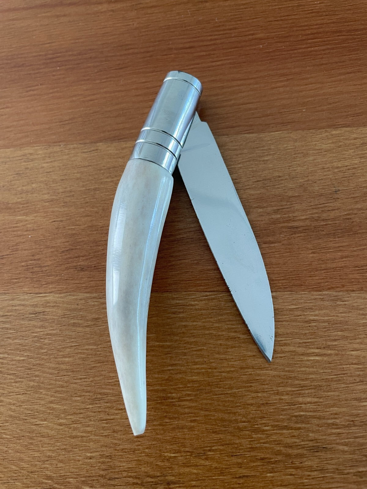 3.15" 420 Steel Navaja Gallega Tramuntana Knives Polished Staghorn Handle