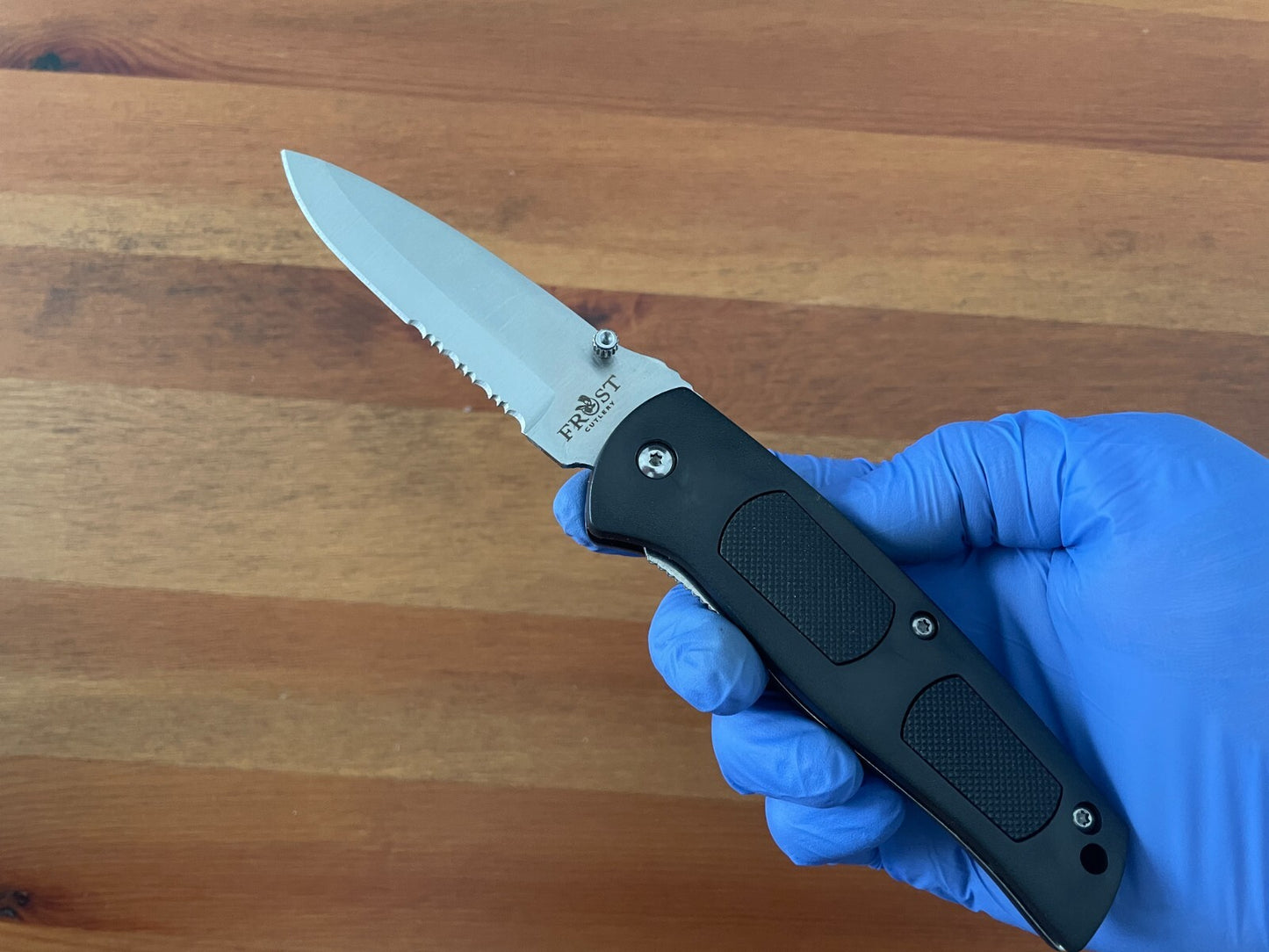 3.5" DELTA RANGER 15-208B FROST CUTLERY WITH BELT CLIP