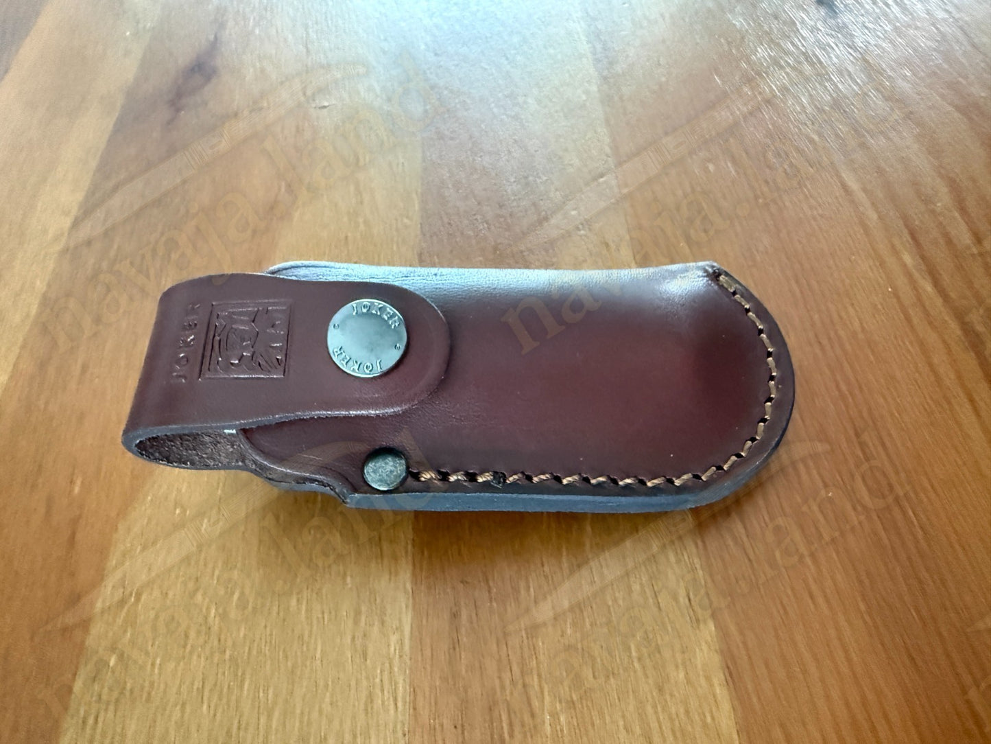 Joker BECADA Knife – 3.15” Sandvik 14C28N Blade | Walnut Handle | Leather Sheath