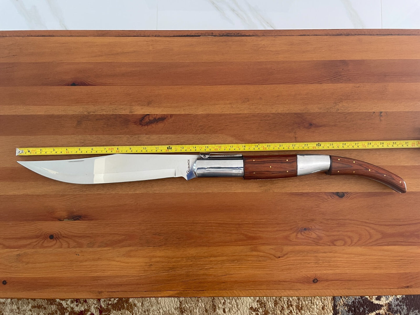 14" Gigantic Arabian Style Navaja Folding Knife Collectors Item Fully Functional