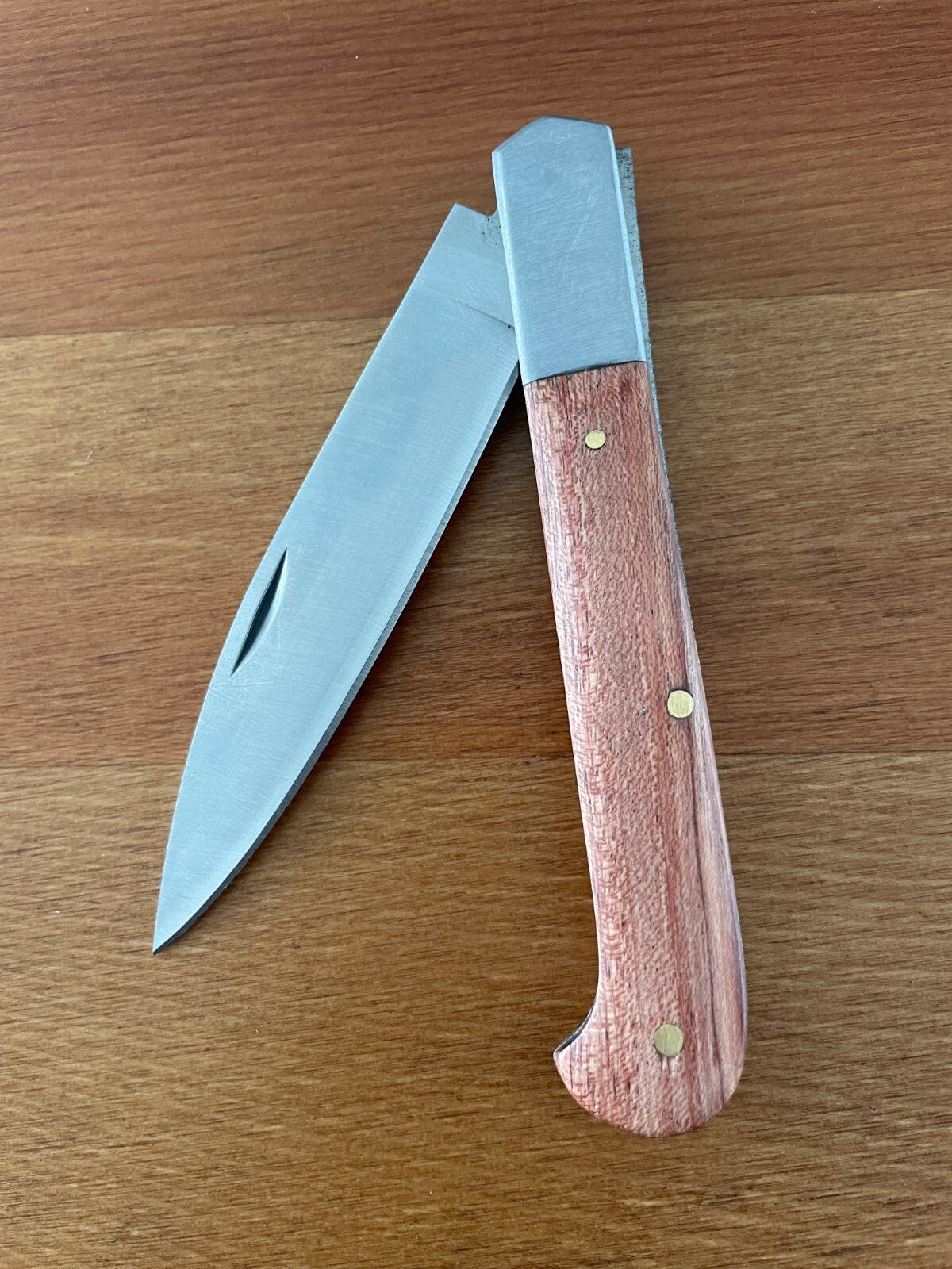 3.4" Navaja Girodia Stainless Steel Blade Wood Handle Slipjoint Made in Spain