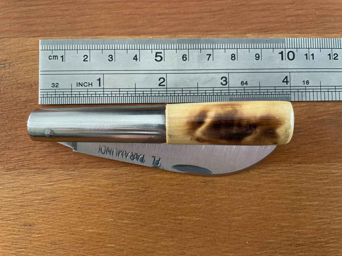 2.9" FL Taramundi Artisan Pocket Knife Navaja Hawkbill Tranchete Boxwood