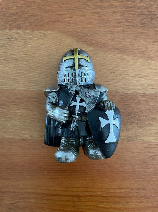 Decorative / Collectible Small Resin Figurine Templar Knight with Axe