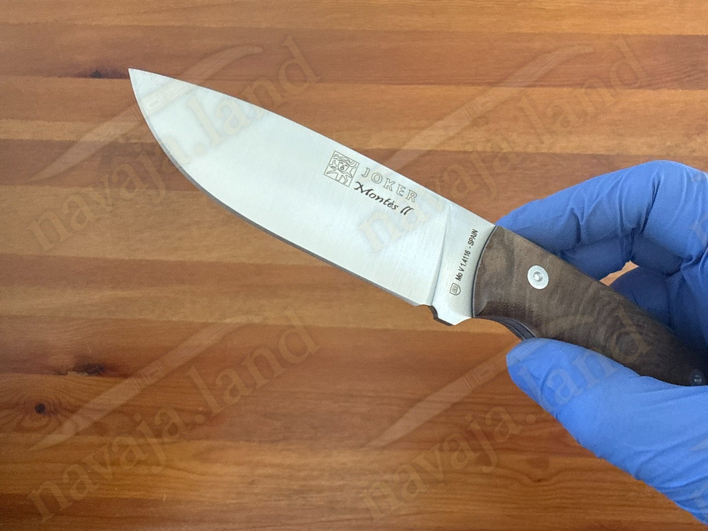 Joker Montes II Outdoor Knife 4.33" Mova 1.4116 Steel Walnut Handle From Spain