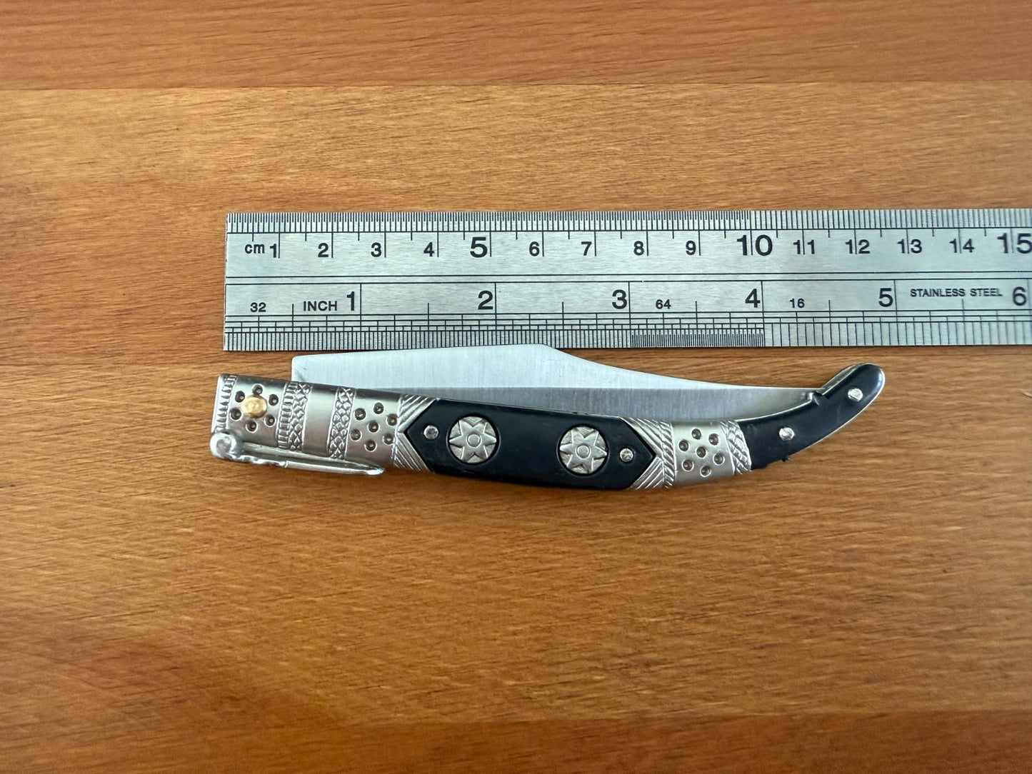 3.9” Albacete Navaja Joker Arabian Knife Zamak Handle Handmade Slipjoint Spain
