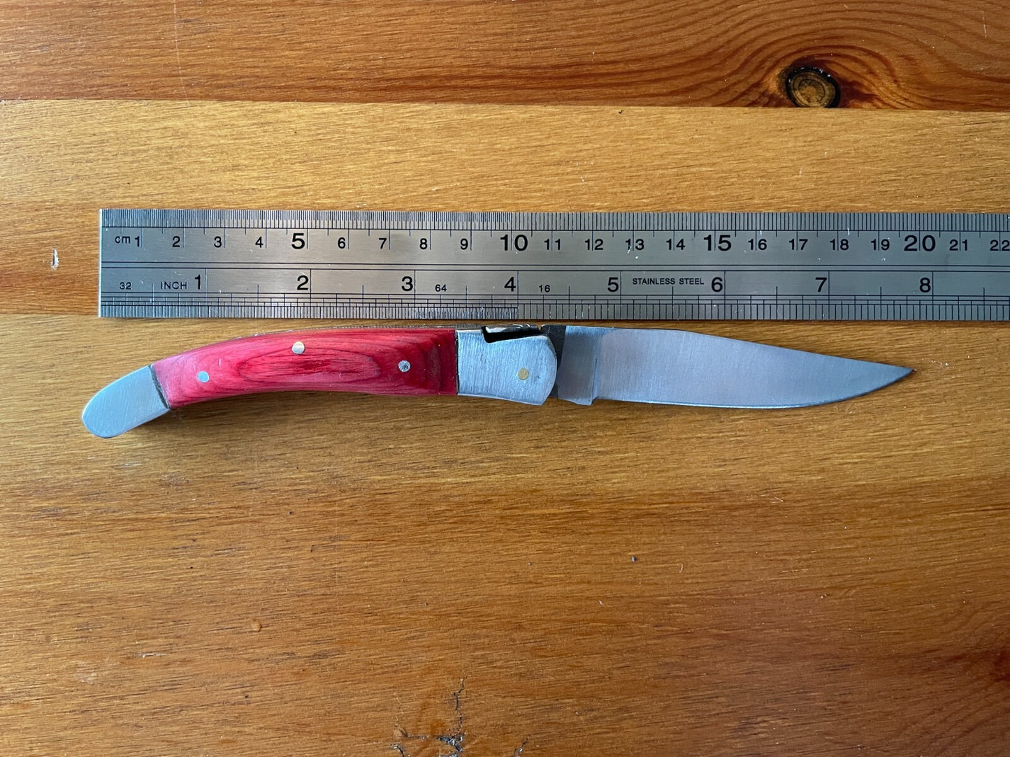 3.5” Spanish Navaja Pocket Knife Handmade Fly engraved Piston lock - USA Seller