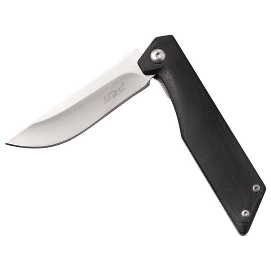 3 inch MTech USA Folding Pocket Knife Pocket Belt Clip Laser Etched Flag