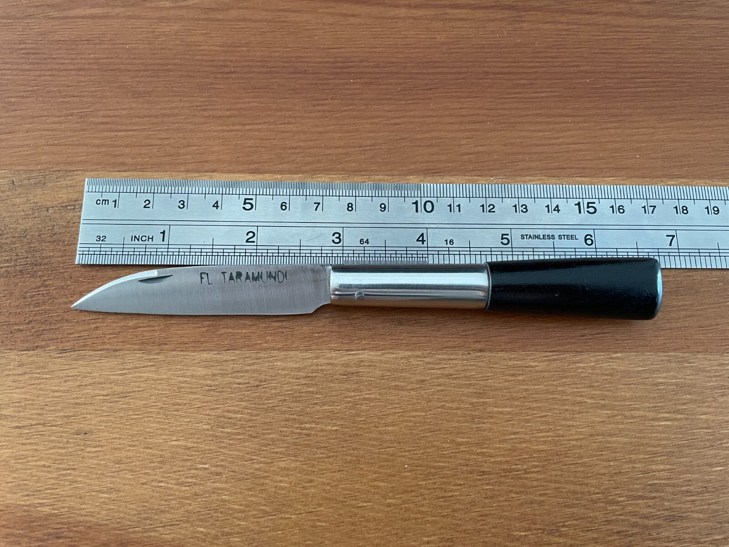 2.8" 420 Steel FL Taramundi Handmade Pocket Knife Spanish Navaja Ebony Handle