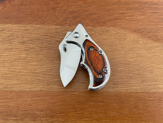 1.7" Cute Navaja Small Pocket Knife Stainless AISI 420 Stamina Wood Scales