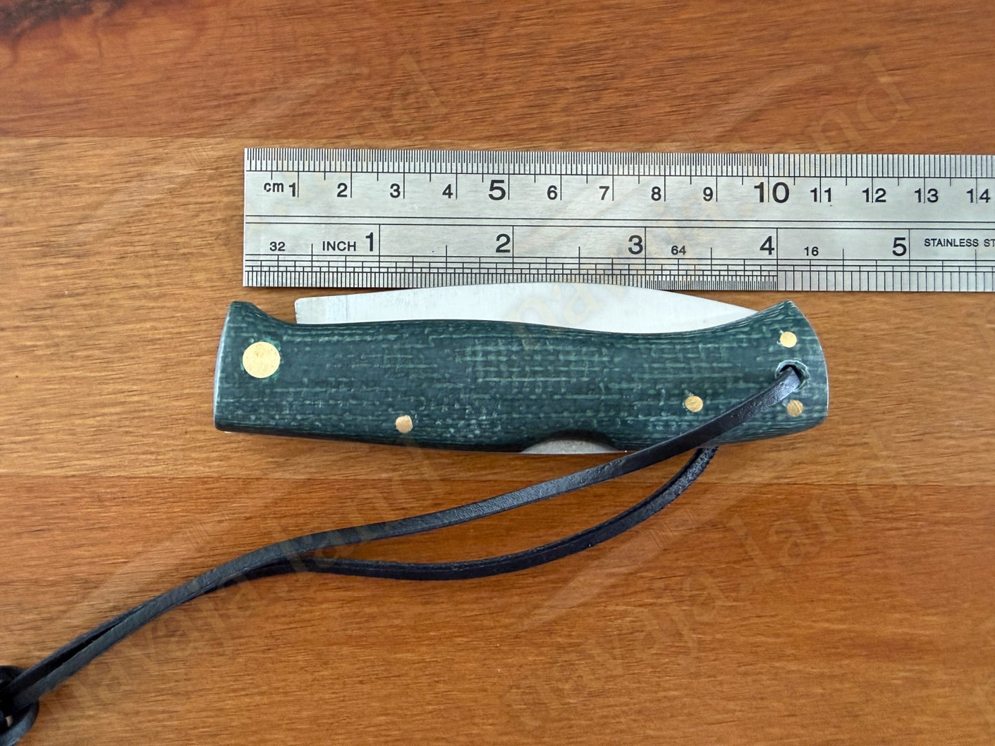 3.2” Joker Artica Bushcraft Folding Knife (Green Jute Micarta Handle) From Spain