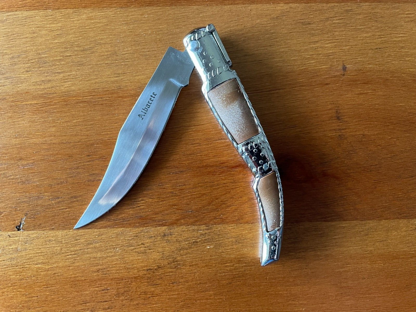 4” Arabian Style Folding Pocket Knife Navaja Handcrafted in Spain - USA Seller