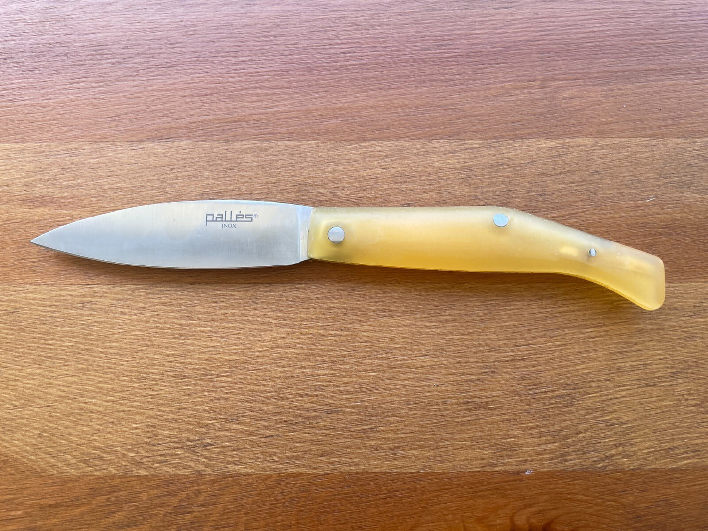 3.93" Pallés Inox Navaja Pocket Knife Stainless Steel Blade ABS Handle Slipjoint