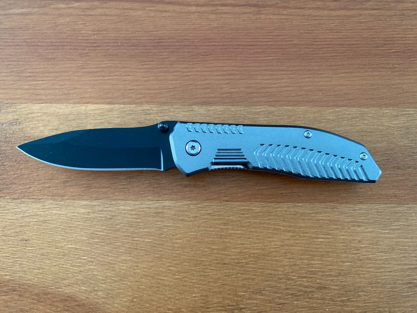 3.34" Stainless Blade Tactical Pocket Knife Aluminum Handle Pocket Clip